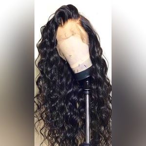 360 lace!! Human hair lace front wig! 18”